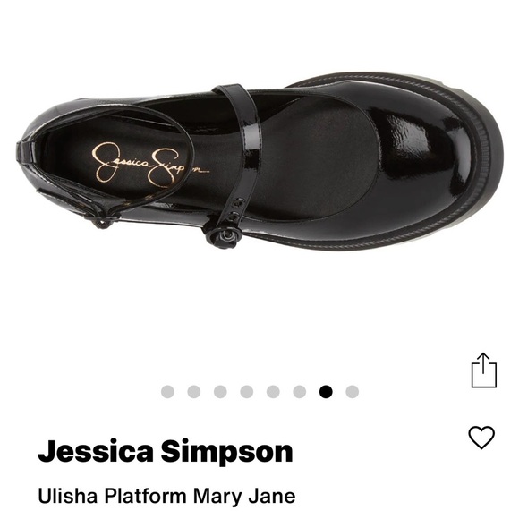 Jessica Simpson Black Patent Leather Ulisha Platform Mary Janes - Picture 14 of 15